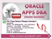 Oracle Apps DBA Online Training | Oracle Apps DBA Online Course