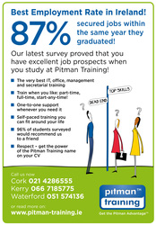 Let Pitman Training Waterford help secure your new career